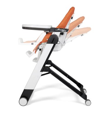 PEG PÉREGO Esszimmerstuhl Siesta Follow Me 2022 Licorice + gratis Querstange