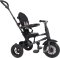 QPLAY Rowerek trójkołowy Rito air gel (Rubber) Black, wiek 10-72 miesiące