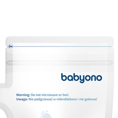 BABYONO Anyatejes zacskók 180 ml 30 db