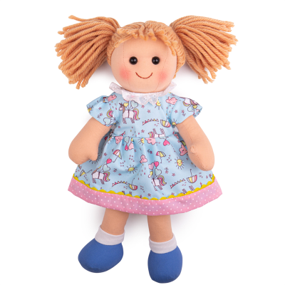 Bigjigs Toys Krpena punčka Olivia 34 cm