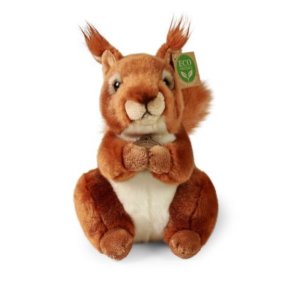 Rappa Plush squirrel sitting 23 cm ECO-FRIENDLY