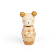 Bigjigs Toys Lesena žival za privijanje Medved