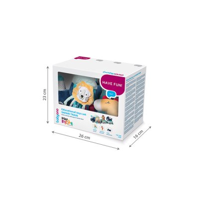 BABYONO Lernspielzeug Safari-Zug ab 0 Monaten