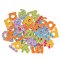 Bigjigs Toys Magnetisches buntes Alphabet (Kleinbuchstaben)