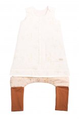 Letný rastúci spací vak Monkey Mum® 0 - 4 roky - Prvé prídavné nohavice - Jar so zvieratkami
