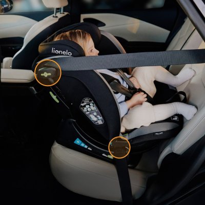 LIONELO Seggiolino Auto Aart i-Size (40-150 cm) Beige Latte