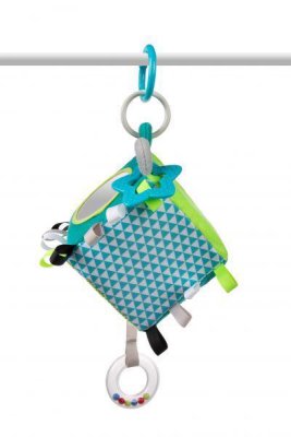 CANPOL BABIES Peluche cube sensoriel Ours gris