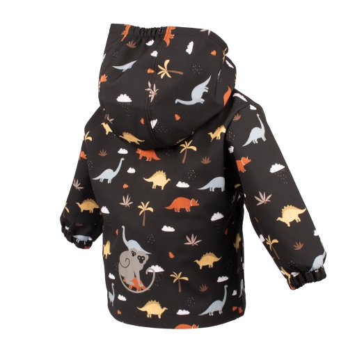 Monkey Mum® Softshell Baby Jacket with Membrane - Dinosaur Trip