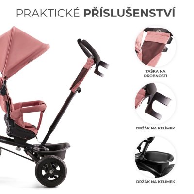 KINDERKRAFT Aveo tricikli, rózsaszín
