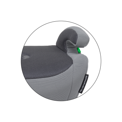 PETITE&MARS Podsedák Optimus Pro i-Size Grey Air 125 - 150 cm (22-36 kg)