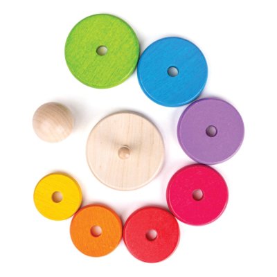 Bigjigs Baby Regenbogen Hampelmann