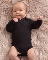 Body enveloppant pour bébés, noir
