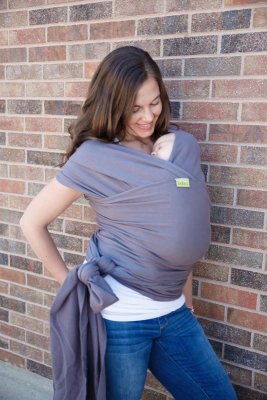 BOBA Nosidełko / chusta Classic Wrap Organic - Dark Gray