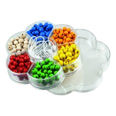 Detoa Lesene perlice v cvetlici barvne