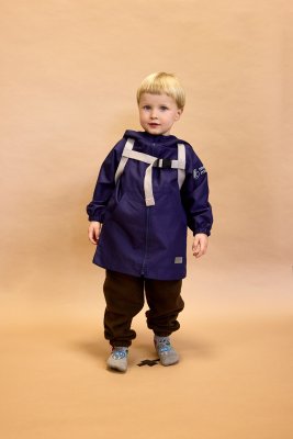 Monkey Mum® Šuštiaková bunda s raglánovým rukávom - Svetlo modrá