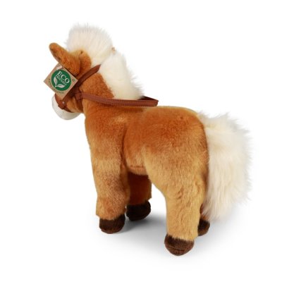 Rappa Cheval en peluche marron debout 30 cm ECO-FRIENDLY