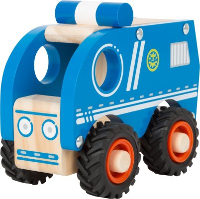 small foot Houten Politieauto