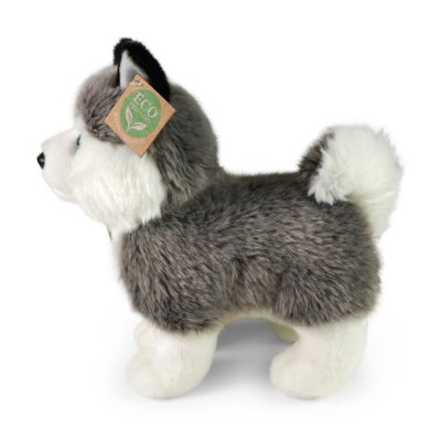 Rappa Chien husky en peluche debout 23 cm ECO-FRIENDLY