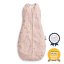 ERGOPOUCH Swaddle och sovsäck 2in1 Cocoon Daisies 0-3 m, 3-6 kg, 0,2 tog