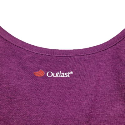 Damen Tank Top dünn Outlast® - Pflaume