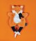 Doudou Lisica v torbi 3v1