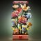 Puzzle 3D RoboTime Boîte à fleurs