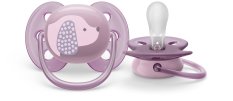 Philips AVENT Smoczek Ultrasoft Premium 6-18m fioletowy, 1 szt