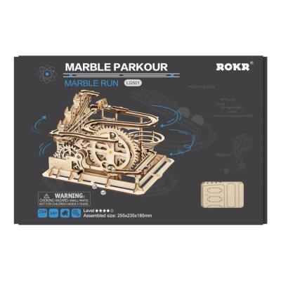 RoboTime 3D Mechanischer Bausatz Kugelbahn Spirale