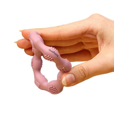 BABYONO Anello massaggiagengive in silicone blu