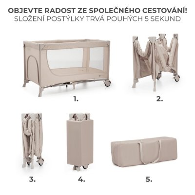 KINDERKRAFT Reisebett Joy 2 Beige