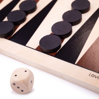 Bigjigs Toys Drveni backgammon