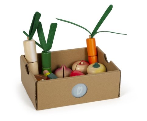small foot Conjunto de Frutas e Legumes para Cortar Fresh