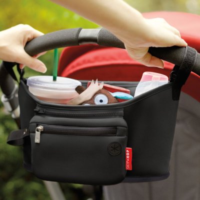 SKIP HOP Organizador de carrinho de bebé 2 em 1 preto
