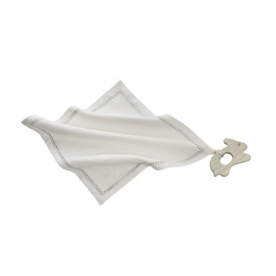 Wooden Story Mini mordedor de dentes - Coelhinho com lenço