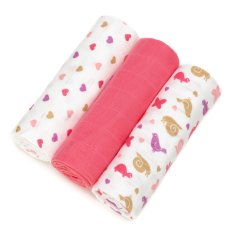 Pannolini T-TOMI TETRA 70x70 cm, 3 pz, lumache rosa - Alta qualità