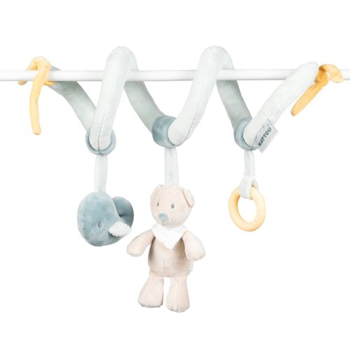 NATTOU Peluche espiral con actividades 32x30 cm Romeo, Jules & Sally