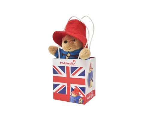 Tęczowy Pluszowy Paddington w torbie prezentowej