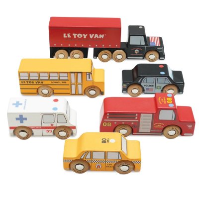 Le Toy Van Conjunto de carros Nova Iorque
