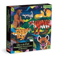 Mudpuppy Puzzle Predatori - si illumina al buio 500 pezzi