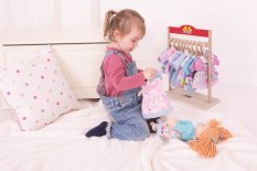Bigjigs Toys Pink Coat with Buttons for 28cm Doll