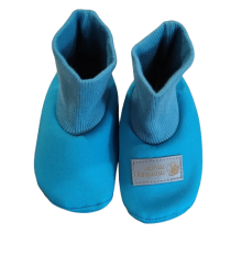 Monkey Mum® Softshell-Krabbelschuhe mit Membran – Frohe Echse