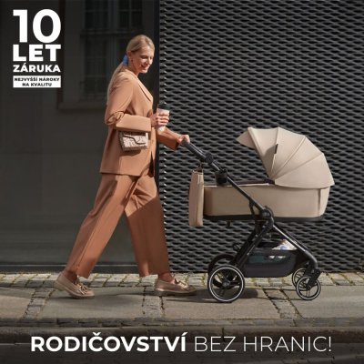 KINDERKRAFT SELECT Kinderwagen kombiniert Yoxi 2in1 Pure Black