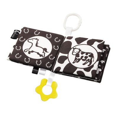 BABYONO Speelboekje Zwart/Wit