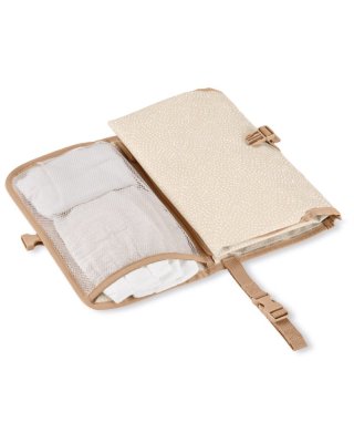 SKIP HOP Wickelauflage Reise 2in1 Pronto Beige Swirl Dot