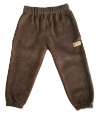 Monkey Mum® Спортен панталон от полар - Кафяв