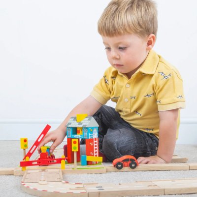 Bigjigs Rail Rampe s signalizacijom