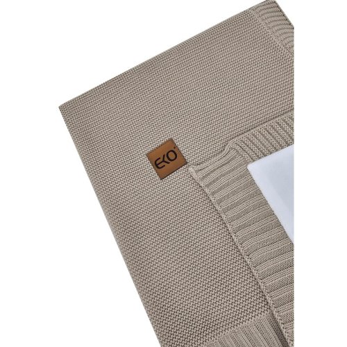 Κουβέρτα EKO Bamboo με βελουτέ φόδρα Μπεζ 100x80 cm