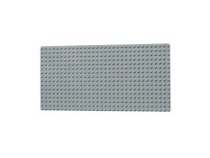L-W Toys Bauplatte - JUNIOR 16x32 Noppen grau