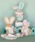 Doudou Set de regalo - Conejito de peluche con mantita de 31 cm beige