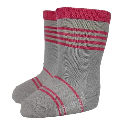 Styl Angel Socks - Outlast® - donkergrijs/framboos